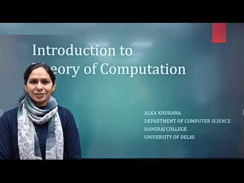THEORY OF COMPUTATION AND AUTOMATA THEORY -Lecture 1