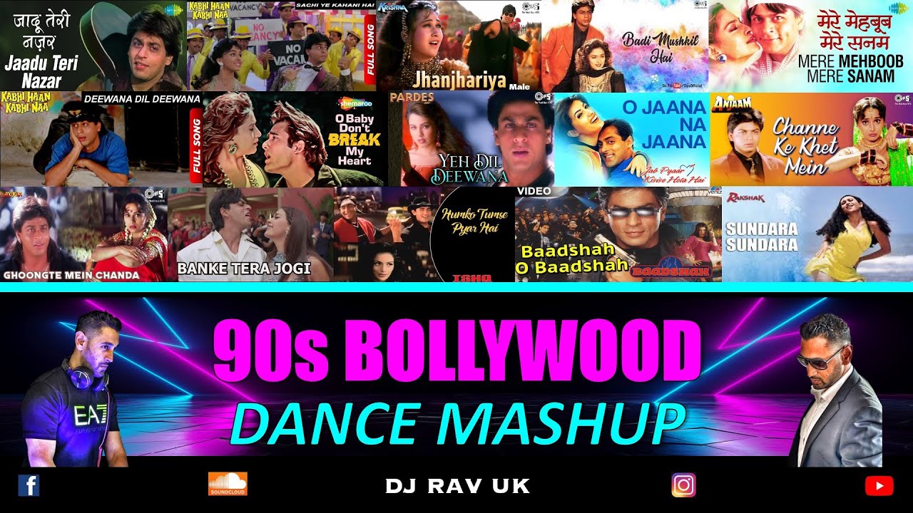 Bollywood 90s Mashup / Bollywood 90s Mix / Bollywood 90s Songs / Bollywood 90s DJ Remix / Hindi 90s