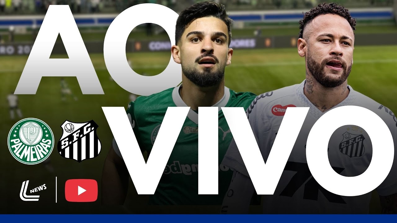 Palmeiras x Santos ao Vivo no Allianz Parque | Brasileirão 2025 - 32ª Rodada ⚽
