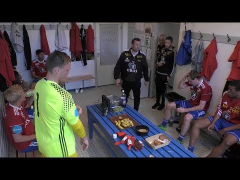 Tom Nordlies pep-talk i kampen Skeid - HamKam 05.06.2017