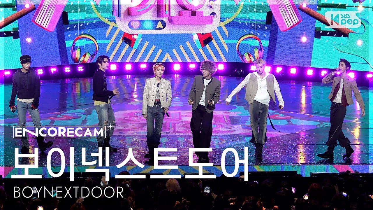 🔥 BOYNEXTDOOR 'Hollywood Action' Wins 1st Place at SBS Inkigayo Encore Fancam (4K) | Must-See Performance!