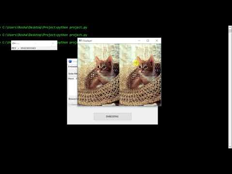 Secret Key Based Image Steganography | Python Project Source Code | IEEE Based Projects
