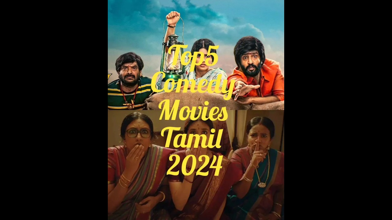 Top5 Top 5 Hilarious Tamil Comedy Movies to Watch in 2024 😂