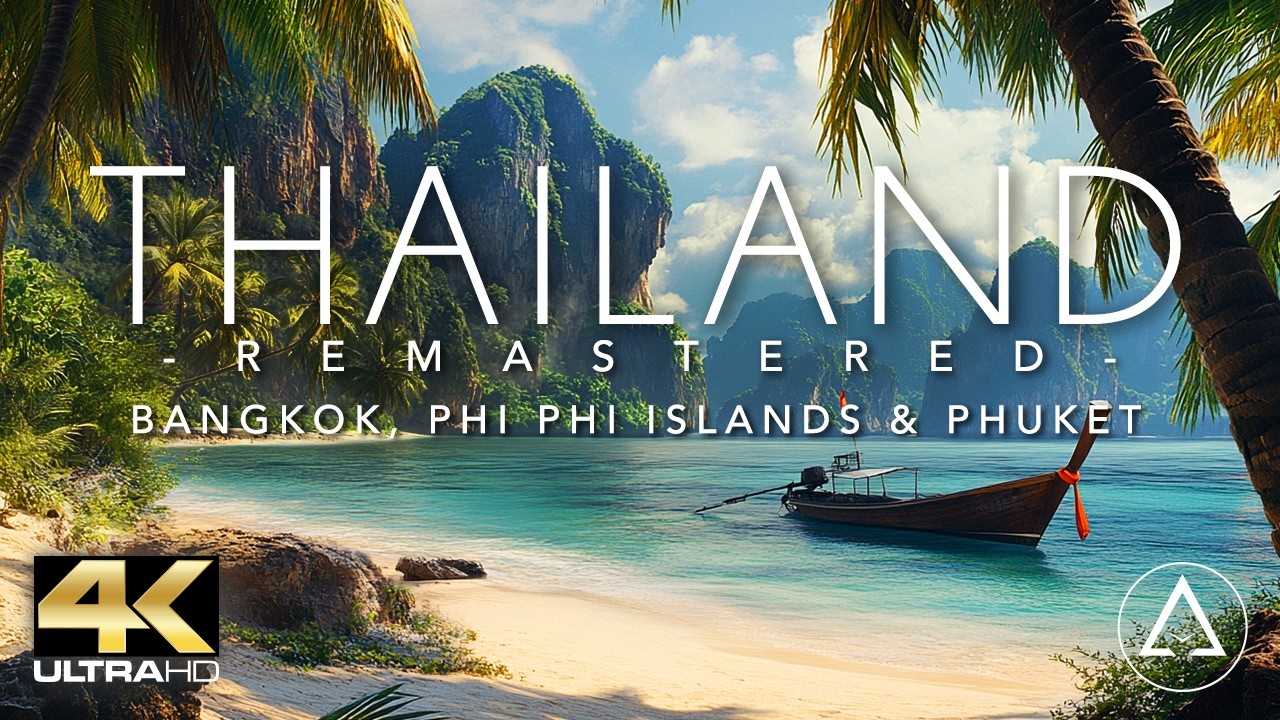 Thailand 4K: Bangkok, Phi Phi & Phuket Drone Tour 🌴