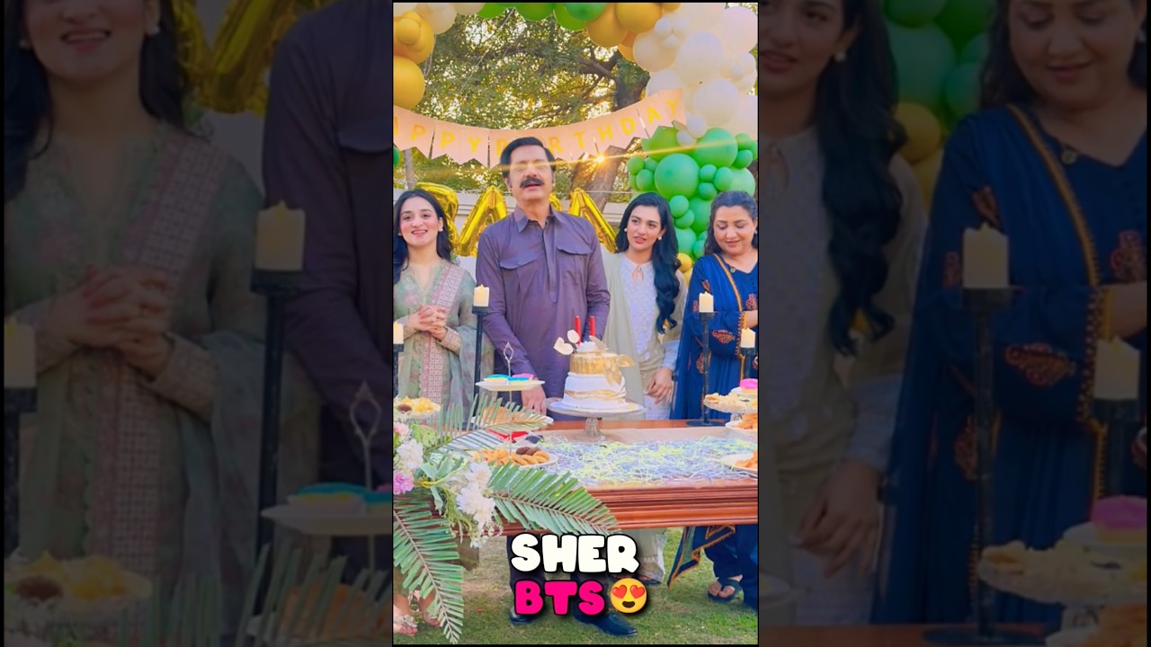 Behind the Scenes of Sher's Last Episode 😍 | Sarah Khan & Danish Taimoor