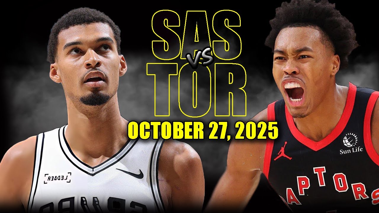 San Antonio Spurs vs Toronto Raptors Full Game Highlights - October 27, 2025 | NBA Season