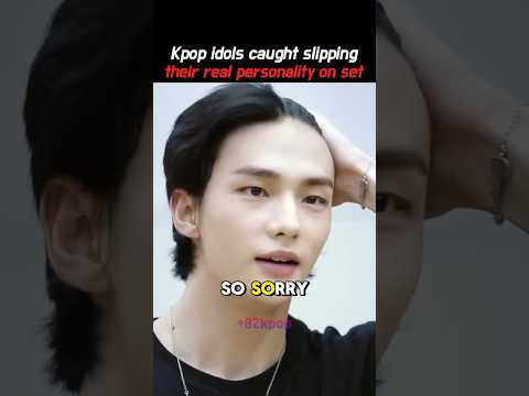 Kpop idols caught slipping their real personality on set #kpop #kpopidol #kpopedit #straykids #zb1