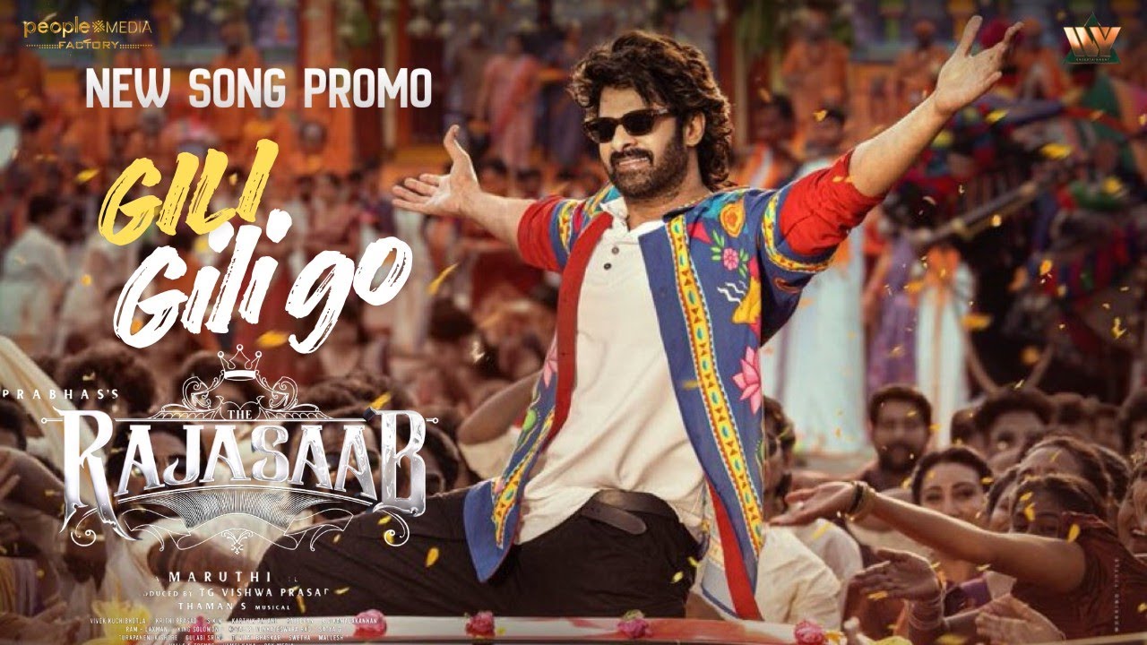 Exclusive Promo: 'Gili Giligo' Song from RajaSaab ft. Prabhas & Maruthi 🎶
