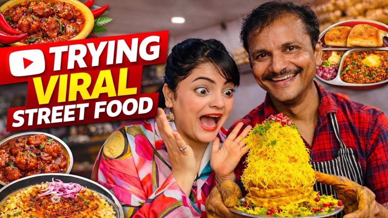 Trying Viral Street Food | Nagpur Food Challenge