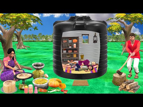 Water Tank House World's Cheapest House Indian Jugaad Hindi Kahani Hindi Moral Stories Comedy Video