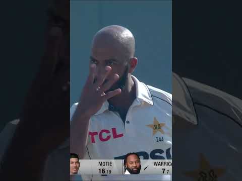 Sajid Khan to Warrican 😎 #PAKvWI | #RedBallRumble