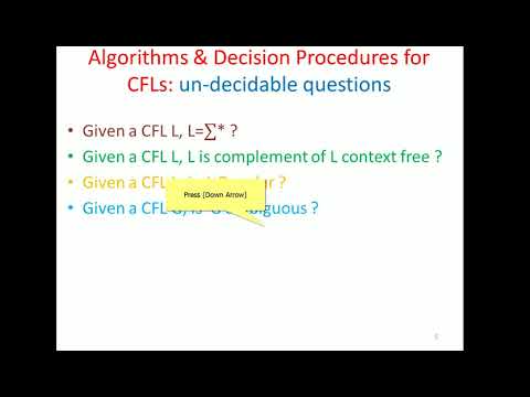 Decidable & Undecidable Languages  of Automata Theory