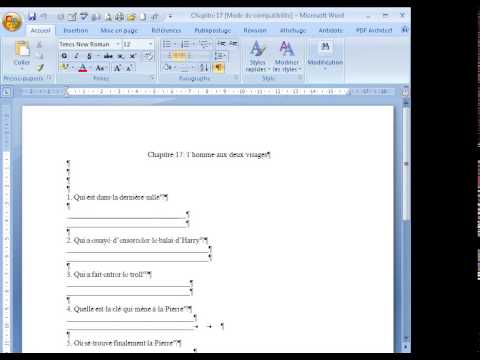 Créer un PDF depuis Word 2007 et +