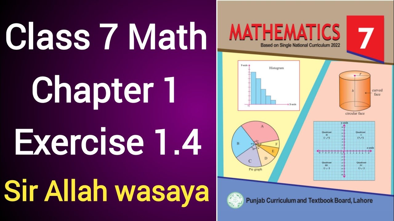 Class 7 Math Chapter 1 Exercise 1.4 π
