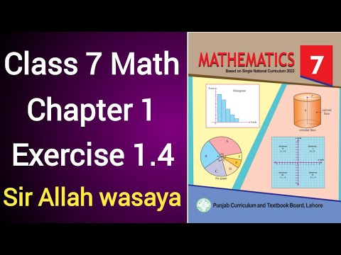 Class 7 Math New Book Chapter 1 Exercise 1.4 | Class 7 Math New Book Unit 1 Exercise 1.4