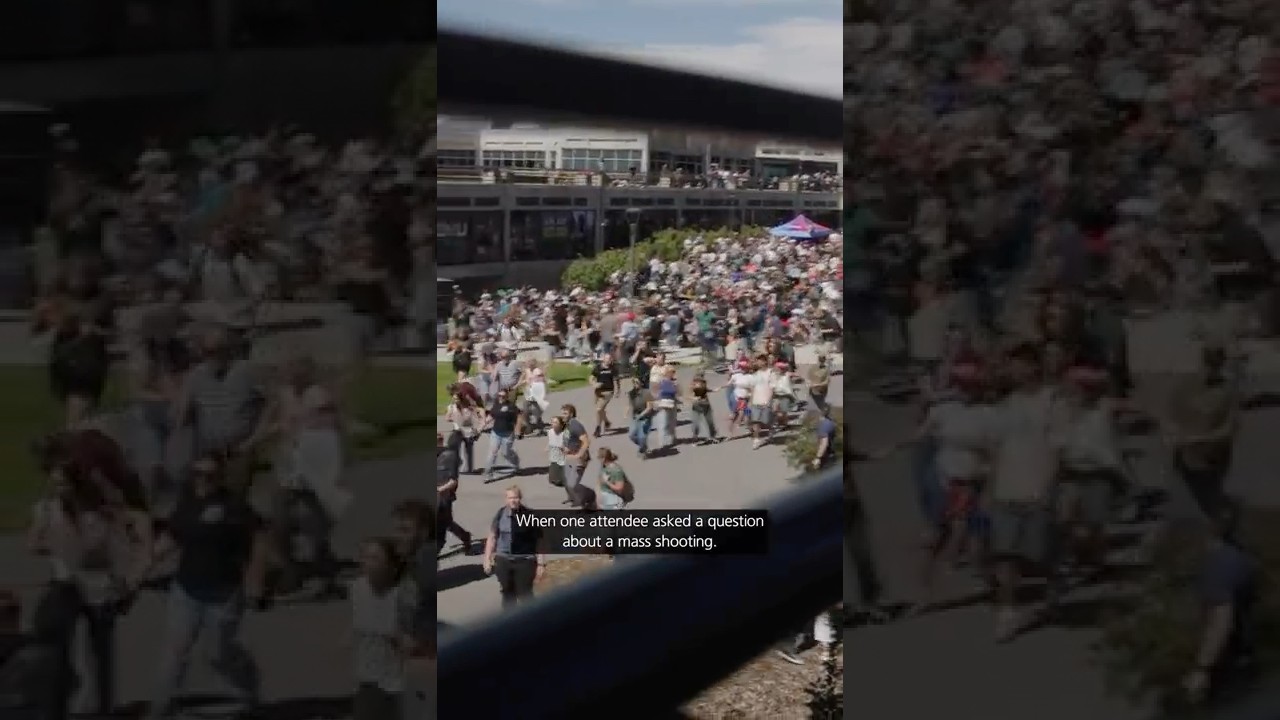 Charlie Kirk shot and killed during Utah college appearance