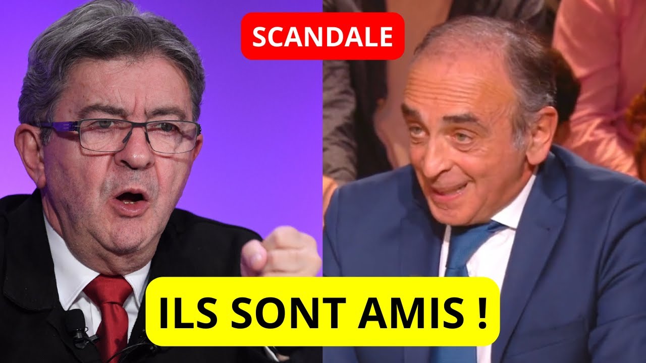Éric Zemmour Confirme son Amitié avec Jean-Luc Mélenchon (Une déclaration surprenante)