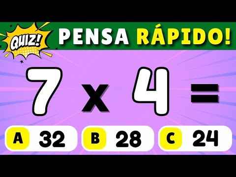 🚨 Quiz de Matemática Com Operações #6 [DUVIDO VOCÊ ACERTAR TODAS]