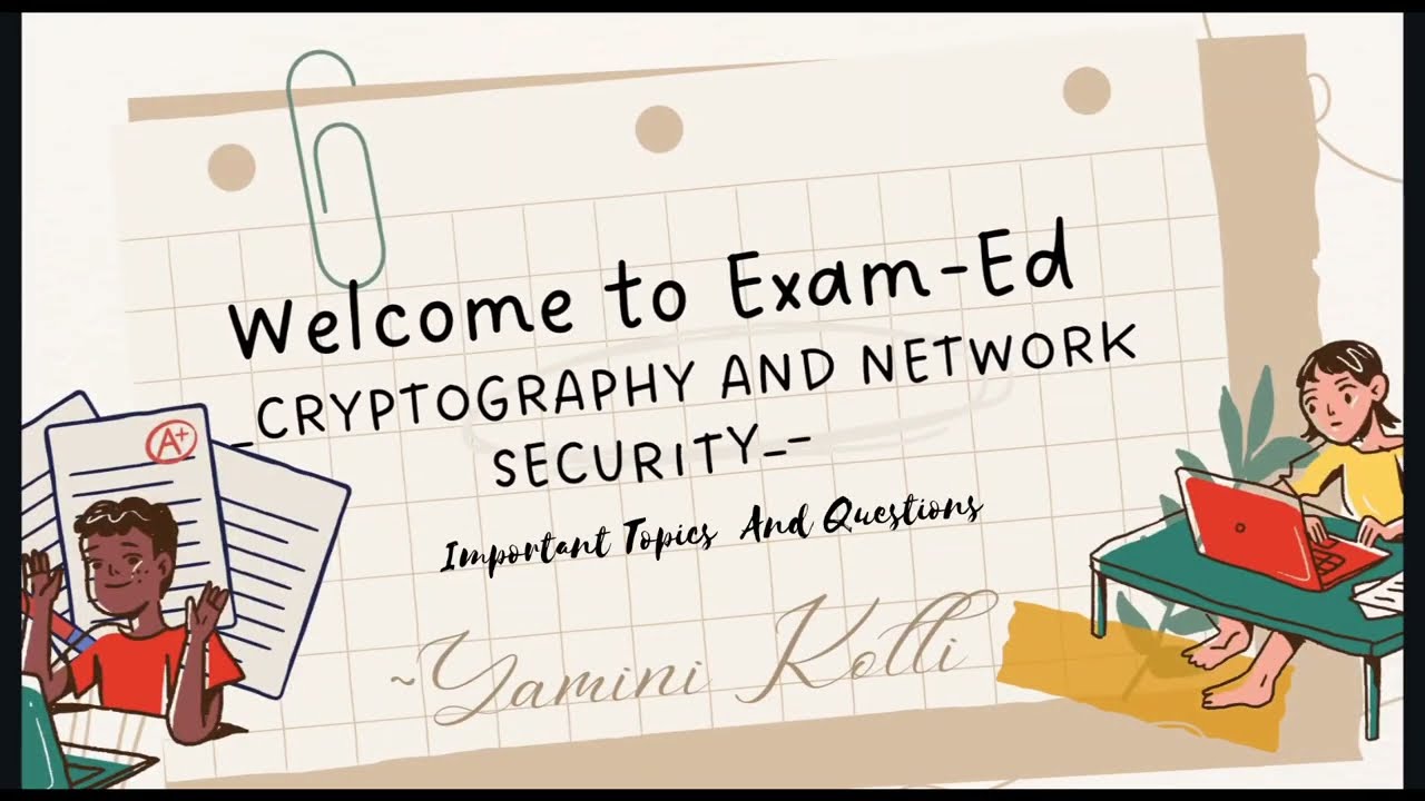 Cryptography and Network Security | Unit Wise Important Questions and topics | Exam-Ed