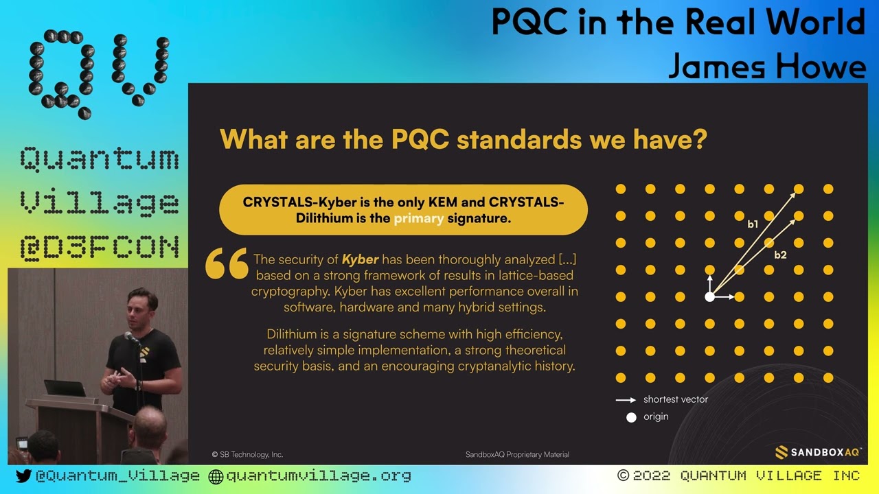 Exploring Advanced PQC Topics - James Howe | Quantum Village @ DEF CON 30