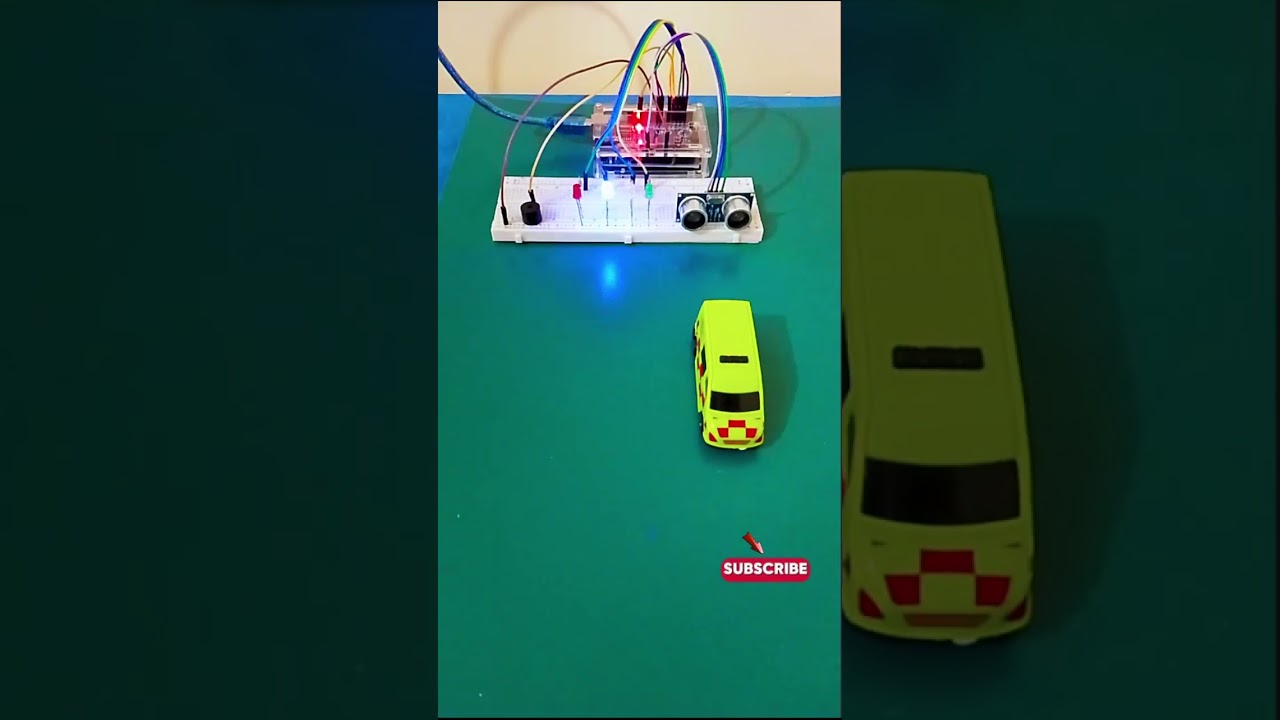 Arduino Parking Sensor with Distance & Alarm 🚗