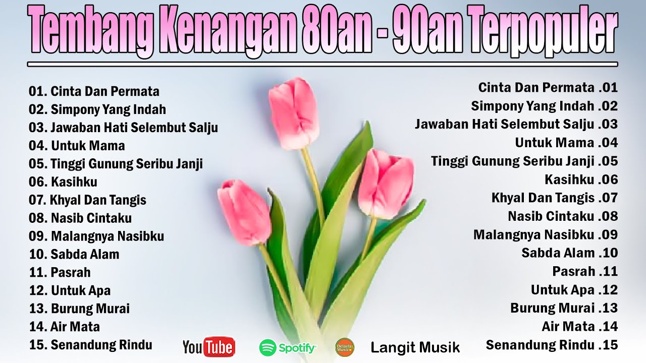 Tembang Kenangan 80an 90an Terbaik | Kumpulan lagu lawas 80an 90an Terpopuler , Enak Didengar