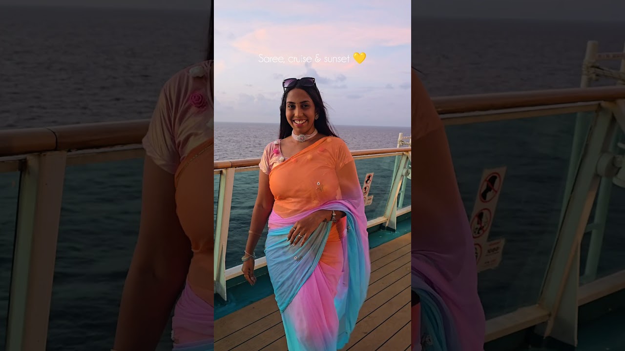 Experience the 90's Vibe with Saree & Cruise Adventure 🚢