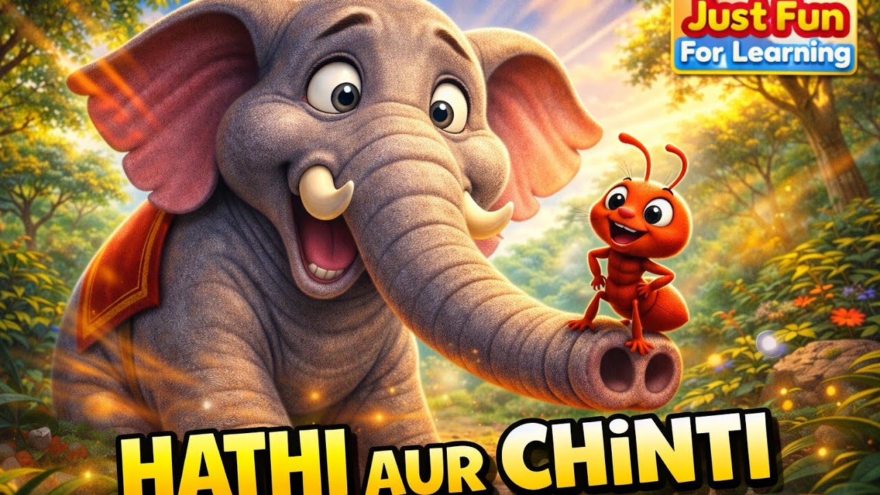 घमंडी हाथी और छोटी चींटी 🐜 | Kids Moral Story