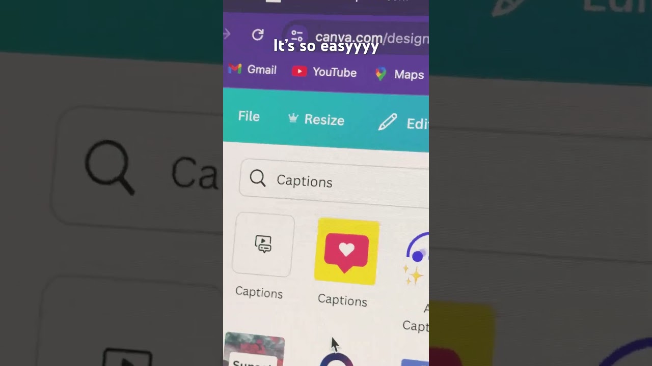 Adding Captions to Videos in Canva 🎥