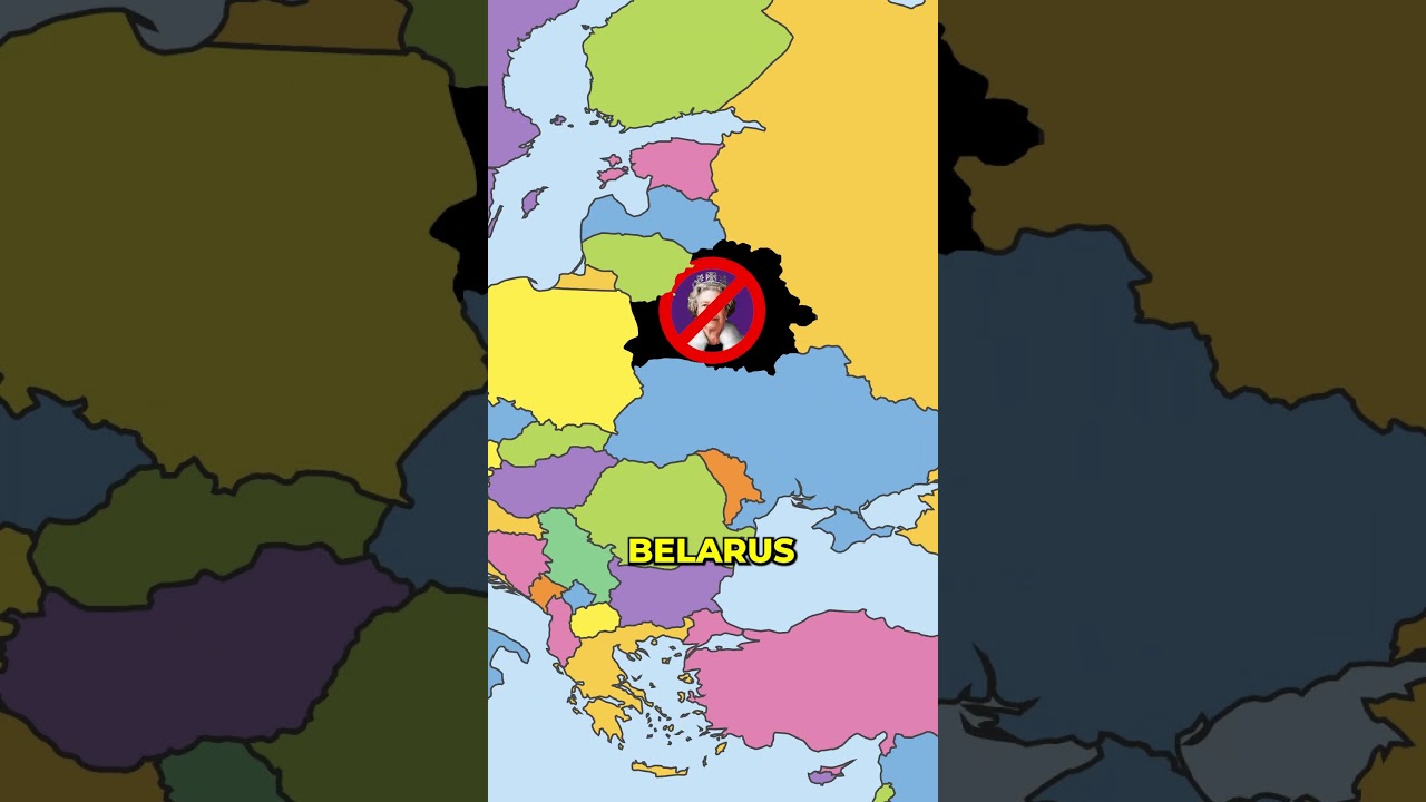 The Only 9 Countries That Weren't Invited to This?! #geography #maps #queen