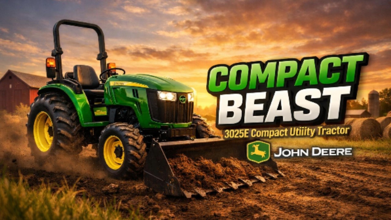 John Deere 3025E – Compact Tractor with Surprisingly Powerful Performance