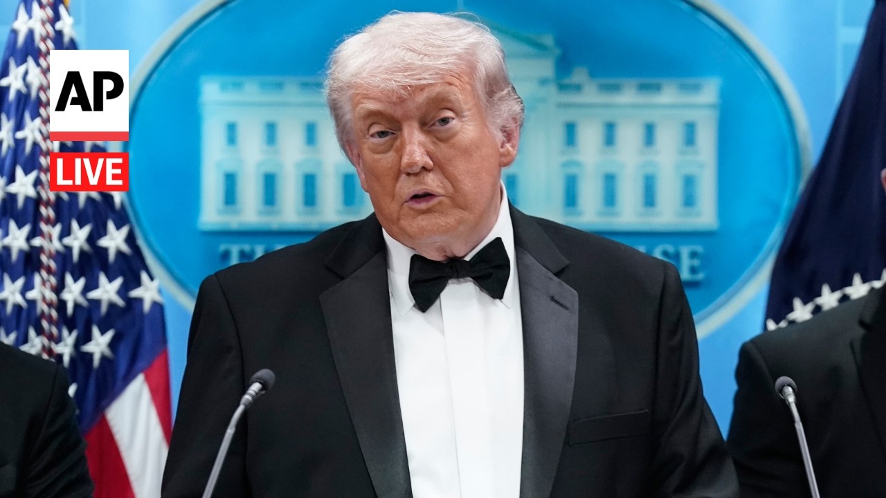 LIVE: Trump speaks after incident at White House correspondents dinner