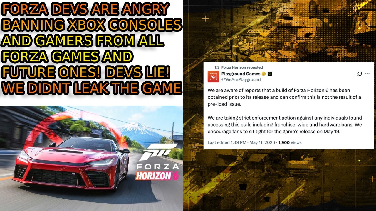 Forza Horizon 6 Devs Accuse Steam Leak & Threaten Bans 🚨