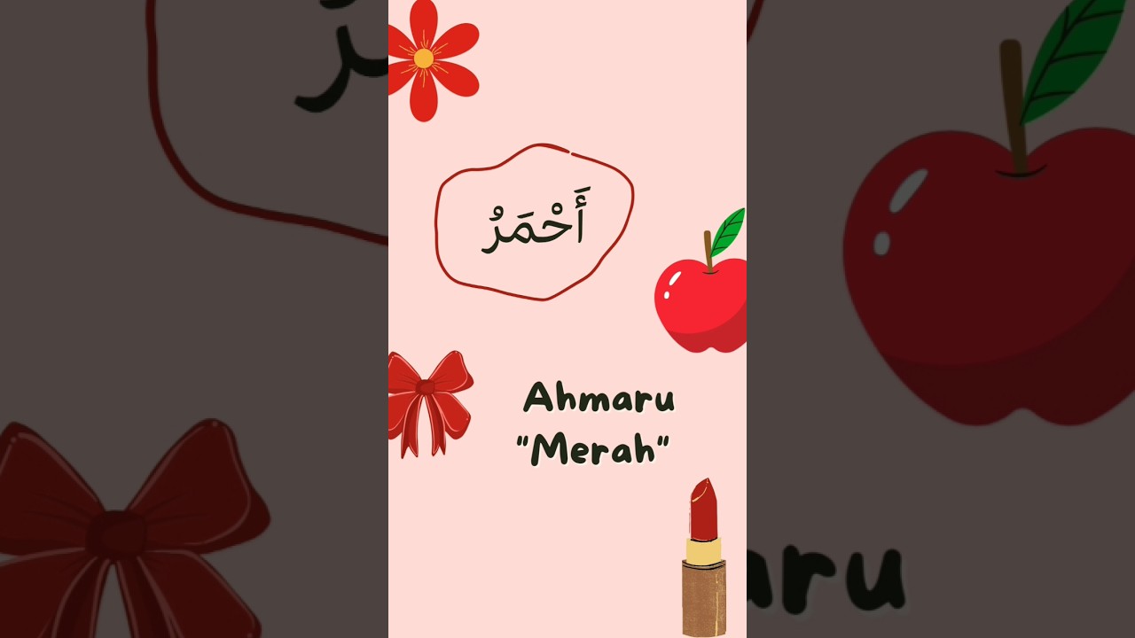 Lagu Warna-warna dalam Bahasa Arab 🎨