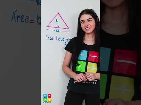Vamos aprender a área do triângulo?🔺️🤗 @hematematica 👩🏻🧠