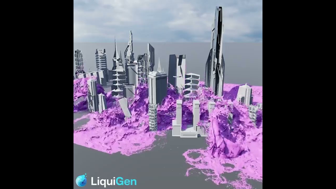 LiquiGen: Advanced Real-Time Liquid Simulation Technology by Global Nettech