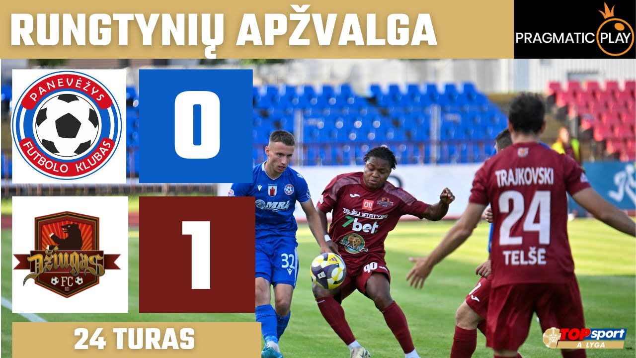 24 Panevėžys vs Džiugas: 2025-08-08 A lygos įvykiai ⚽
