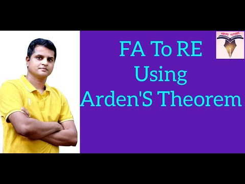 Conversion from Finite Automata to Regular Expression using Arden's Theorem (C97)