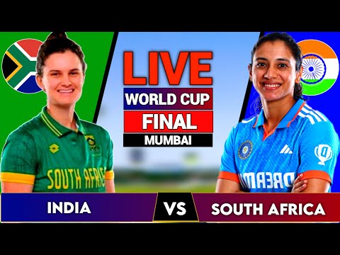 Live: India vs South Africa, Women World Cup Cricket Live Final Match | IND W vs SA Live Match Today