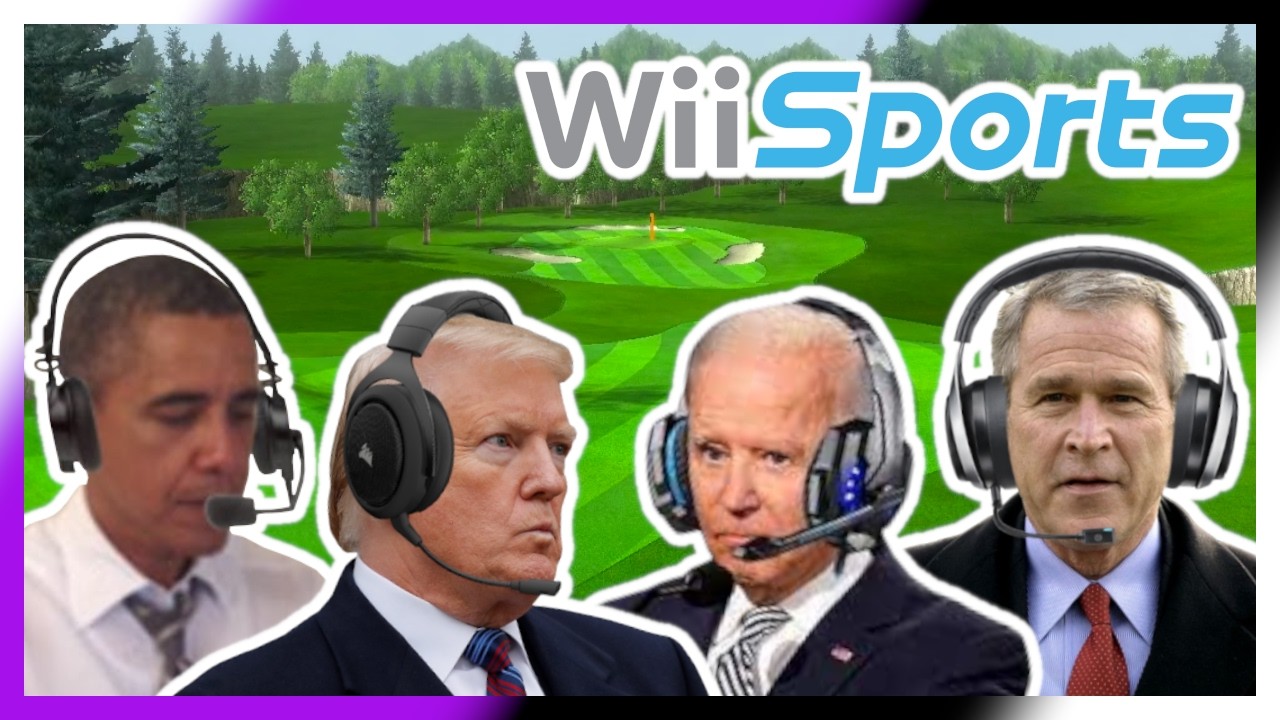 US Presidents Enjoy Wii Sports Golf ⛳