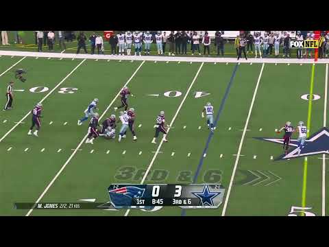 Demario Douglass with a Crazy spin move vs cowboys