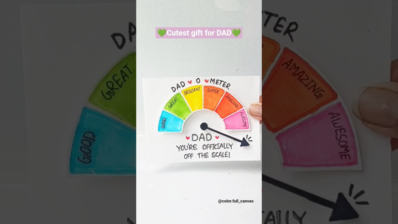 DIY Cute Father’s Day Gift Card 🎁