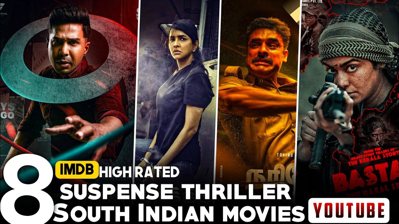 Top 8 & 9 South Indian Suspense Thriller Movies in Hindi (2025) 🎬 | Must-Watch Investigation Films