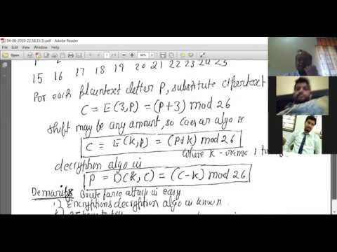 LECTURE1 Ceaser Cipher in cryptography