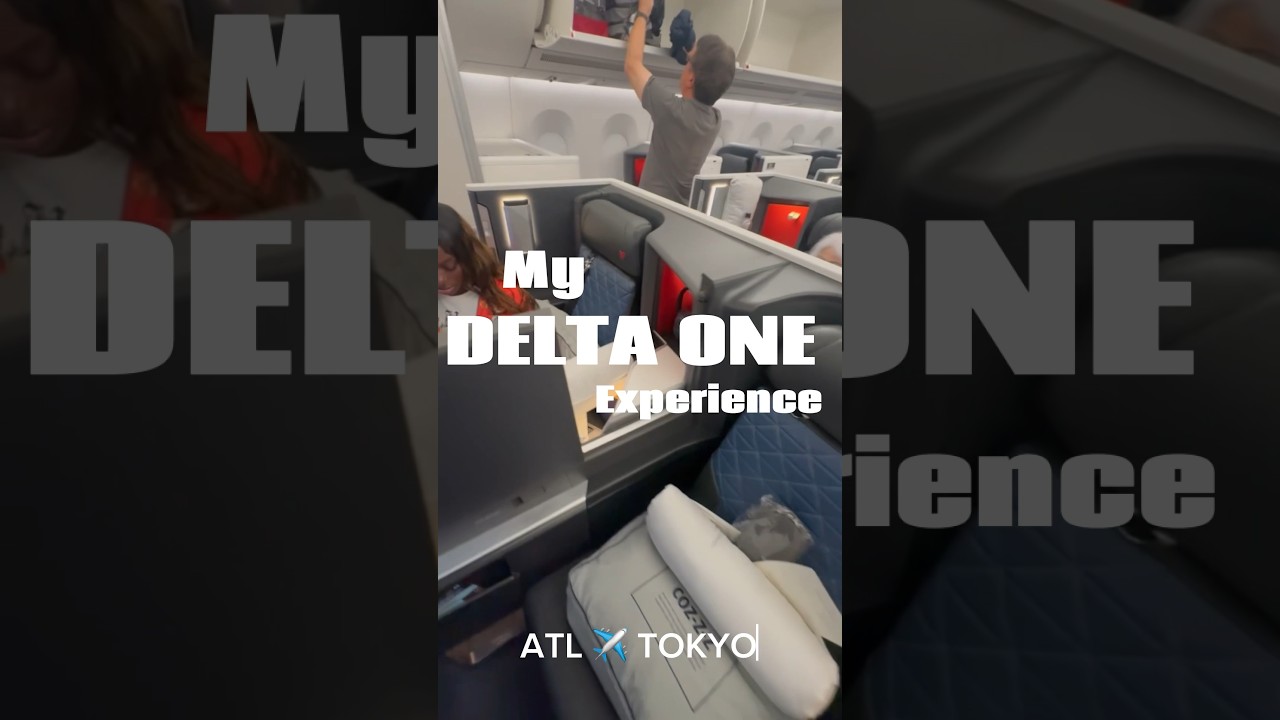 My Delta One Flight from Atlanta to Tokyo ✈️