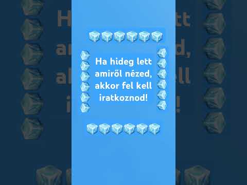 Jégkocka!!!🤣 #hideg #jégkocka