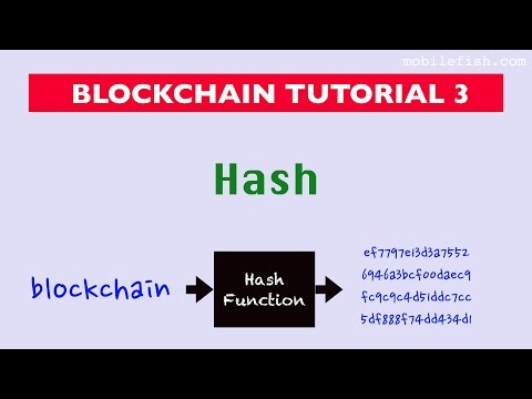 Blockchain tutorial 3: Hash