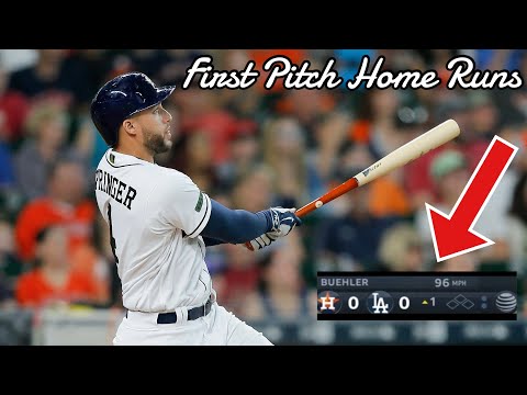 MLB | First Pitch Of The Game Home Runs