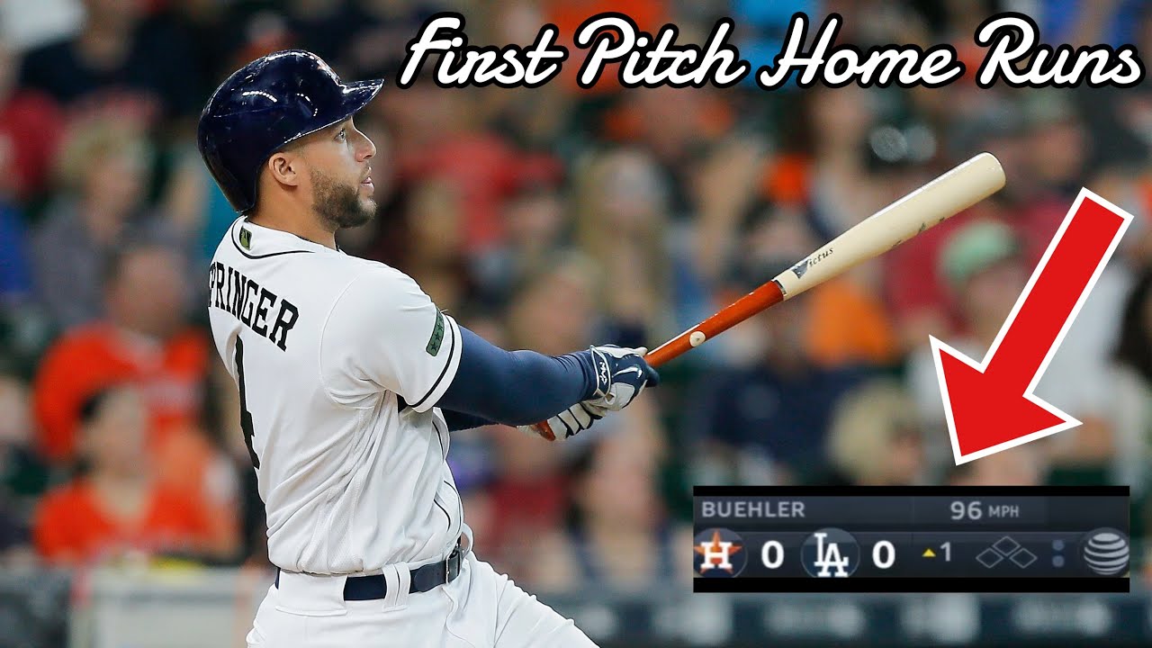 Epic MLB Home Runs from First Pitches | Must-See Baseball Moments ⚾