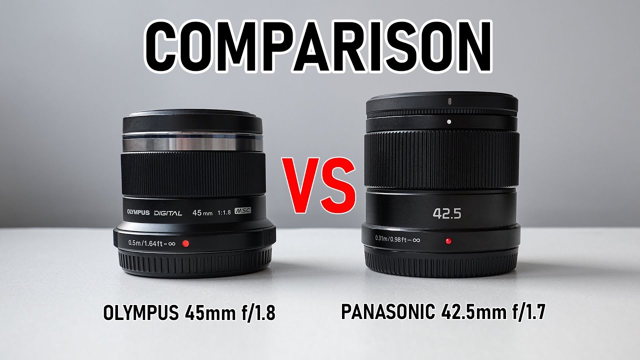 Olympus 45mm f/1.8 VS Panasonic 42.5mm f/1.7 - сравнение дешевых портретников micro4/3
